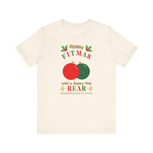 Load image into Gallery viewer, Merry Fitmas Ornaments Unisex Tee - Holiday Fitness Shirt for Gym Lovers