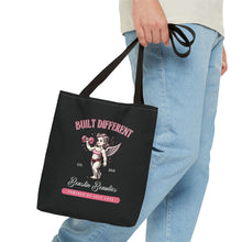 Load image into Gallery viewer, Built Different Tote Bag
