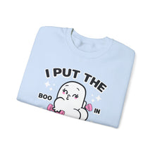 Load image into Gallery viewer, BOO-ty Ghost Crewneck Sweatshirt