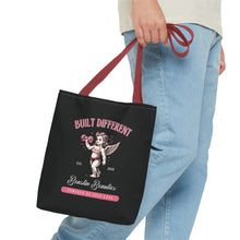 Load image into Gallery viewer, Built Different Tote Bag