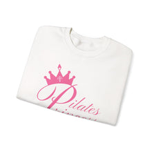 Load image into Gallery viewer, Pilates Princess Crewneck Sweatshirt - Workout Apparel, Gift for Her, Fitness Fashion, Exercise Clothing, Pilates Lover