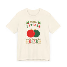 Load image into Gallery viewer, Merry Fitmas Ornaments Unisex Tee - Holiday Fitness Shirt for Gym Lovers