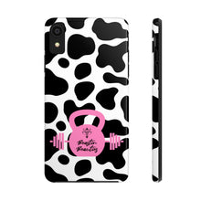 Load image into Gallery viewer, Cow Print & Kettlebell Tough Phone Cases, Case-Mate