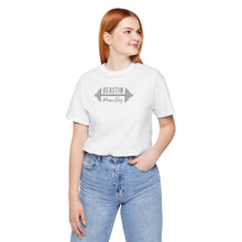 Load image into Gallery viewer, Gray Barbell BB Logo Tee