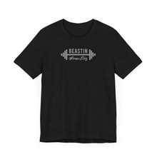 Load image into Gallery viewer, Gray Barbell BB Logo Tee