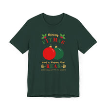 Load image into Gallery viewer, Merry Fitmas Ornaments Unisex Tee - Holiday Fitness Shirt for Gym Lovers