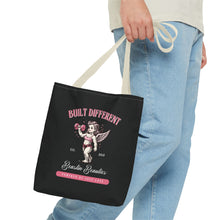 Load image into Gallery viewer, Built Different Tote Bag