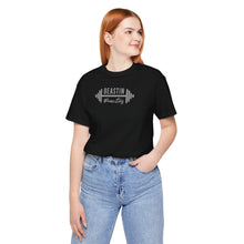 Load image into Gallery viewer, Gray Barbell BB Logo Tee
