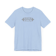 Load image into Gallery viewer, Gray Barbell BB Logo Tee