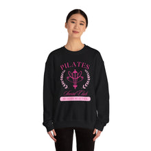 Load image into Gallery viewer, Pilates Social Club Sweatshirt, Unisex Fitness Crewneck, Yoga Lover Gift, Workout Apparel, Cozy Pullover, Active Lifestyle Fashion