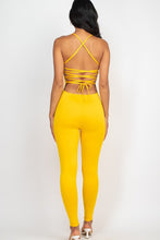 Load image into Gallery viewer, Criss-Cross Open Back Bodycon Jumpsuit