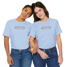 Load image into Gallery viewer, Gray Barbell BB Logo Tee