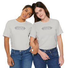 Load image into Gallery viewer, Gray Barbell BB Logo Tee