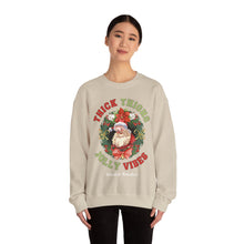 Load image into Gallery viewer, Thick Thighs Jolly Vibes Sweatshirt