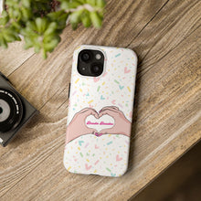 Load image into Gallery viewer, Hand Heart BB -Tough Phone Cases