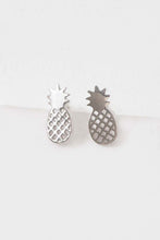 Load image into Gallery viewer, Pineapple Earrings 18K Rose & 24K Gold