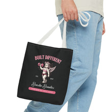 Load image into Gallery viewer, Built Different Tote Bag