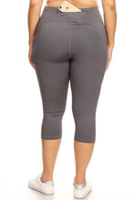 Load image into Gallery viewer, High Waist Tech Pocket Workout Capri Leggings