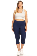 Load image into Gallery viewer, High Waist Tech Pocket Workout Capri Leggings