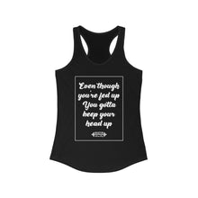 Load image into Gallery viewer, Keep Yo Head Up Racerback Tank