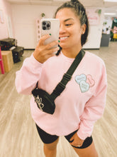 Load image into Gallery viewer, Beauty Brains & Booty Gains Crewneck Sweatshirt