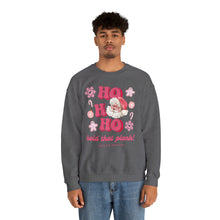 Load image into Gallery viewer, Ho Ho Ho Hold that plank Crewneck Sweatshirt
