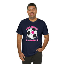Load image into Gallery viewer, Pink Fluffy Stars Team Short Sleeve Tee
