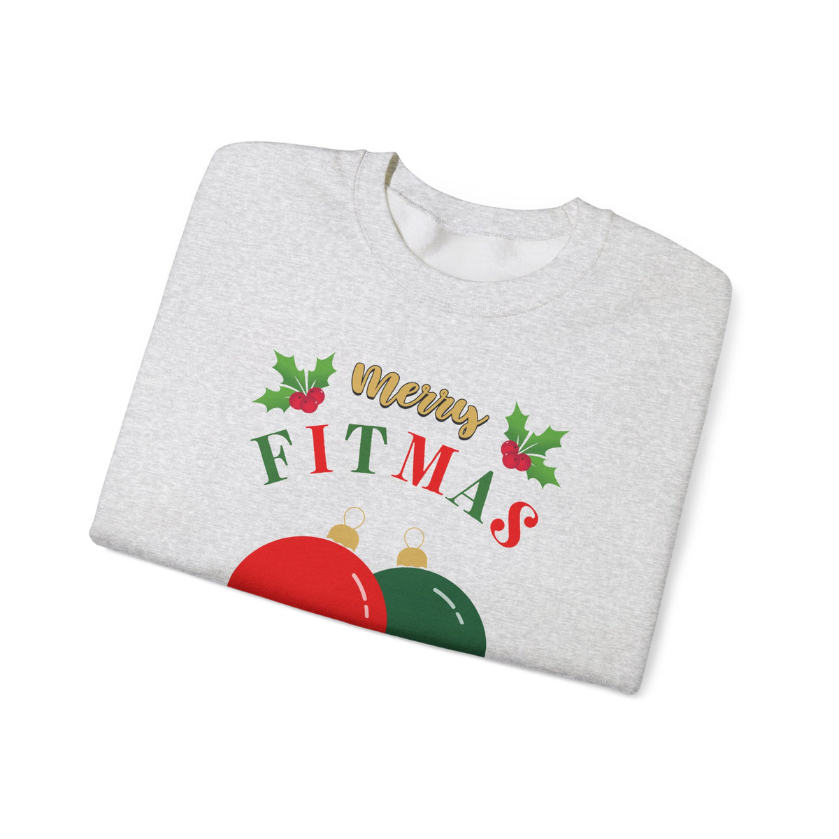 Merry FITMAS Ornaments Unisex Heavy Blend™ Crewneck Sweatshirt