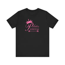 Load image into Gallery viewer, Pilates Princess Tee, Cute Workout Shirt, Gifts for Fitness Lovers, Unisex Short Sleeve Top, Activewear for Women

