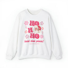 Load image into Gallery viewer, Ho Ho Ho Hold that plank Crewneck Sweatshirt
