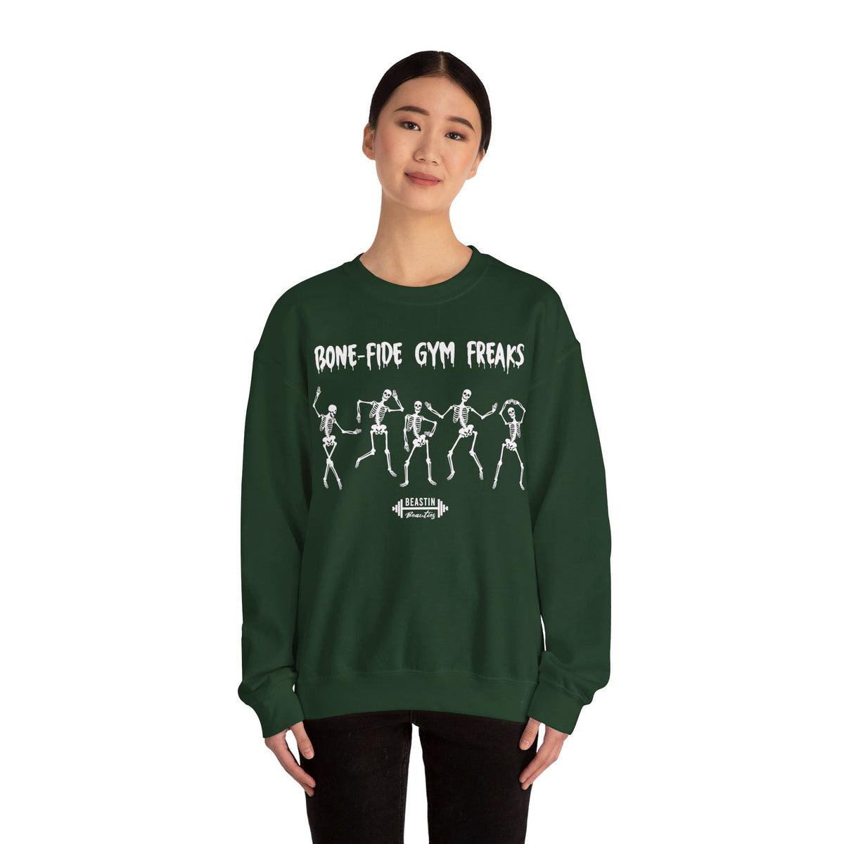 BONE-fied Gym Freaks Crewneck Sweatshirt