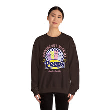 Load image into Gallery viewer, Working Out With My Peeps Crewneck Sweatshirt - Fun &amp; Cozy Fitness Apparel
