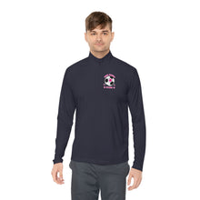 Load image into Gallery viewer, Pink fluffy stars Unisex Quarter-Zip Pullover
