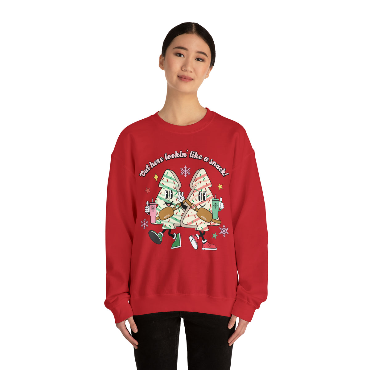 Out here lookin' like a Snack Crewneck Sweatshirt