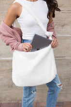 Load image into Gallery viewer, Boucle Sherpa Messenger Bag
