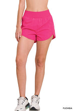 Load image into Gallery viewer, WINDBREAKER SMOCKED WAISTBAND SHORTS with zipper pockets
