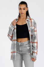 Load image into Gallery viewer, Boyfriend Oversized Soft Flannel Shacket
