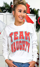Load image into Gallery viewer, Team Naughty Graphic Long Sleeve T-Shirt
