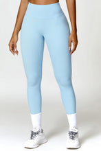 Load image into Gallery viewer, Solid high-waisted hip-lifting athletic leggings
