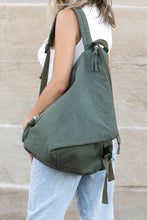 Load image into Gallery viewer, Kai Asymmetric Canvas Backpack
