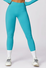 Load image into Gallery viewer, Solid high-waisted hip-lifting athletic leggings
