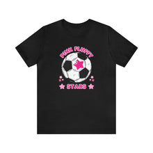 Load image into Gallery viewer, Pink Fluffy Stars Team Short Sleeve Tee
