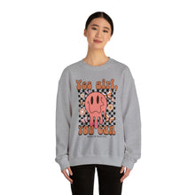 Load image into Gallery viewer, Yes Girl You Can Crewneck Sweatshirt
