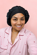 Load image into Gallery viewer, Satin Sleep Bonnet | Overnight Hair Protection for Healthier Hair
