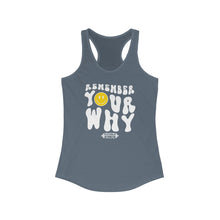 Load image into Gallery viewer, Remember Your Why Racerback Tank
