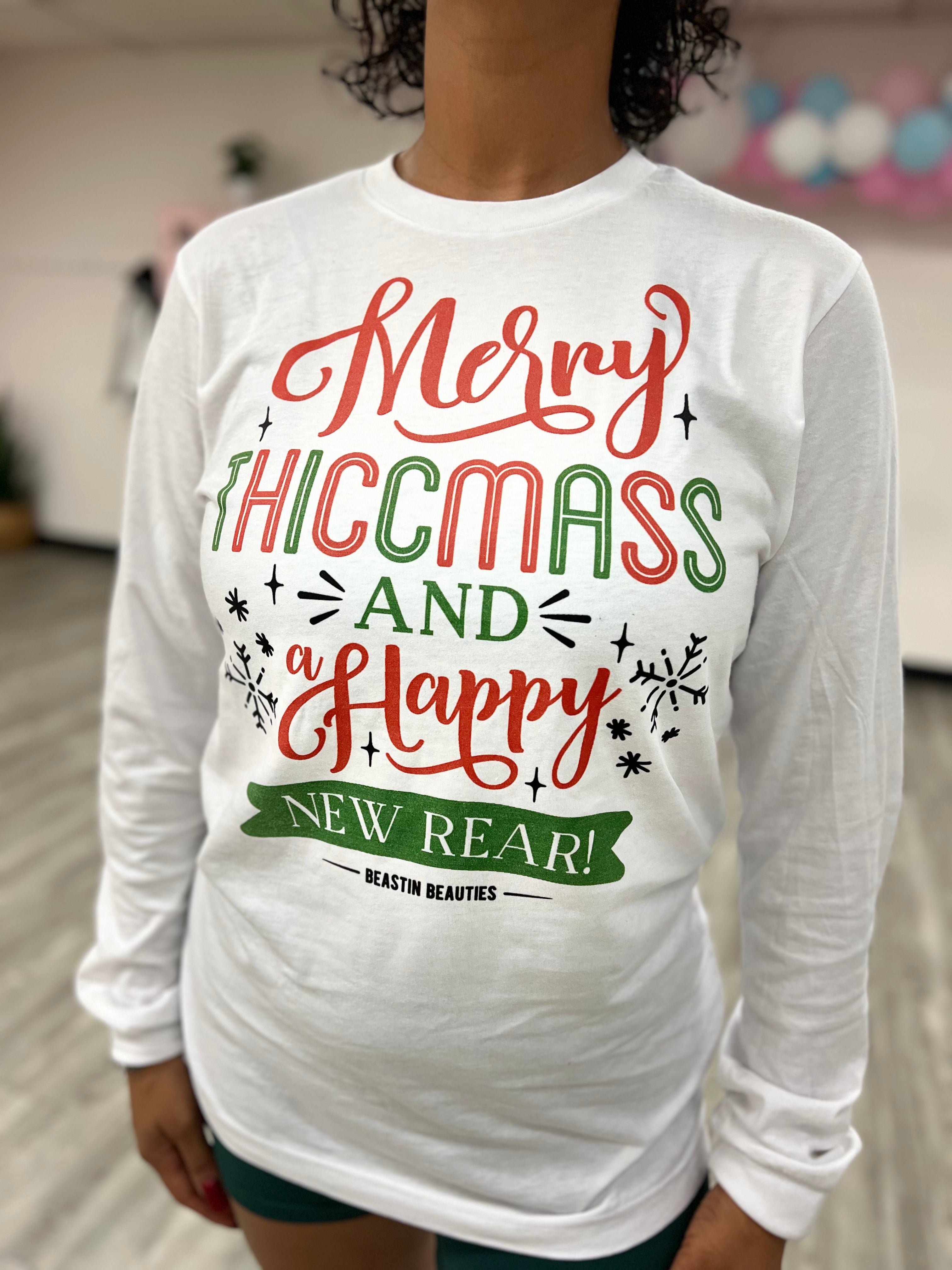 Merry Thiccmas Long Sleeve Tee