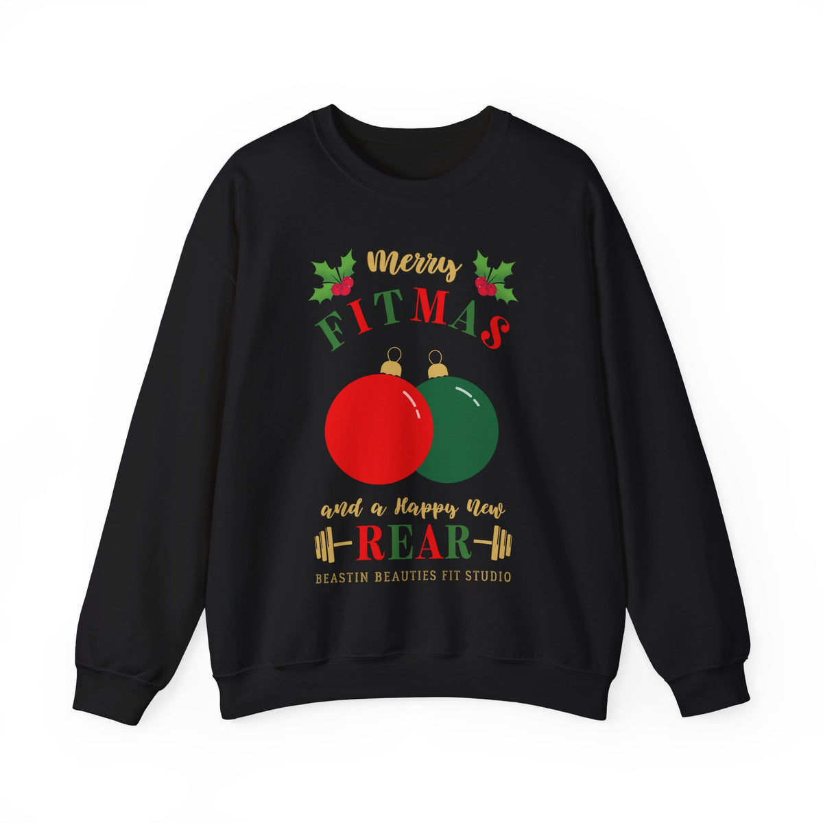 Merry FITMAS Ornaments Unisex Heavy Blend™ Crewneck Sweatshirt