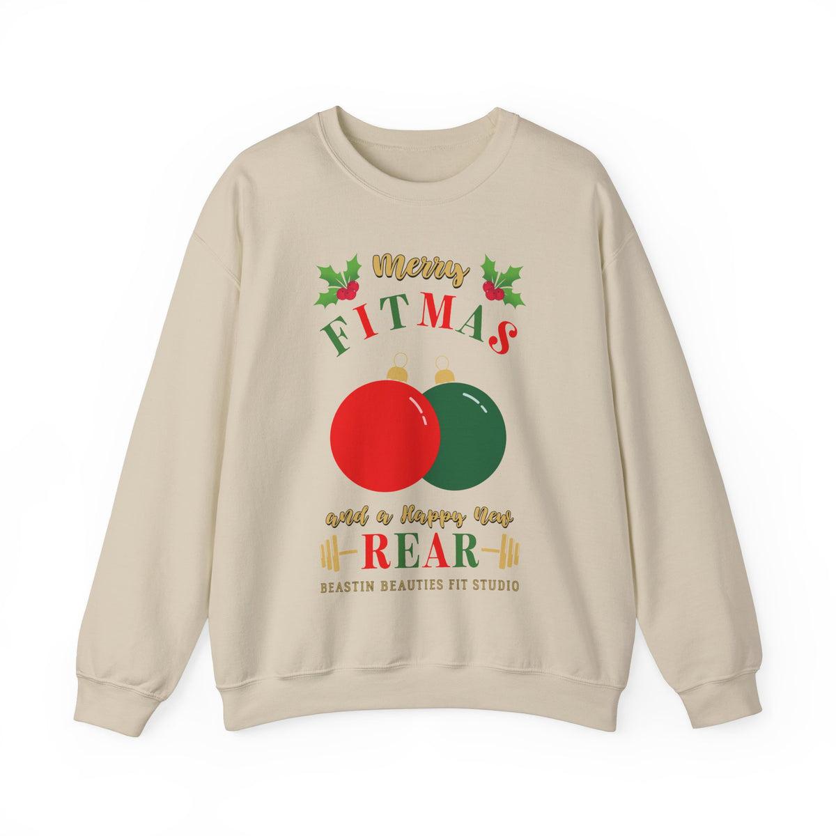 Merry FITMAS Ornaments Unisex Heavy Blend™ Crewneck Sweatshirt