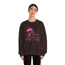 Load image into Gallery viewer, Pilates Princess Crewneck Sweatshirt - Workout Apparel, Gift for Her, Fitness Fashion, Exercise Clothing, Pilates Lover
