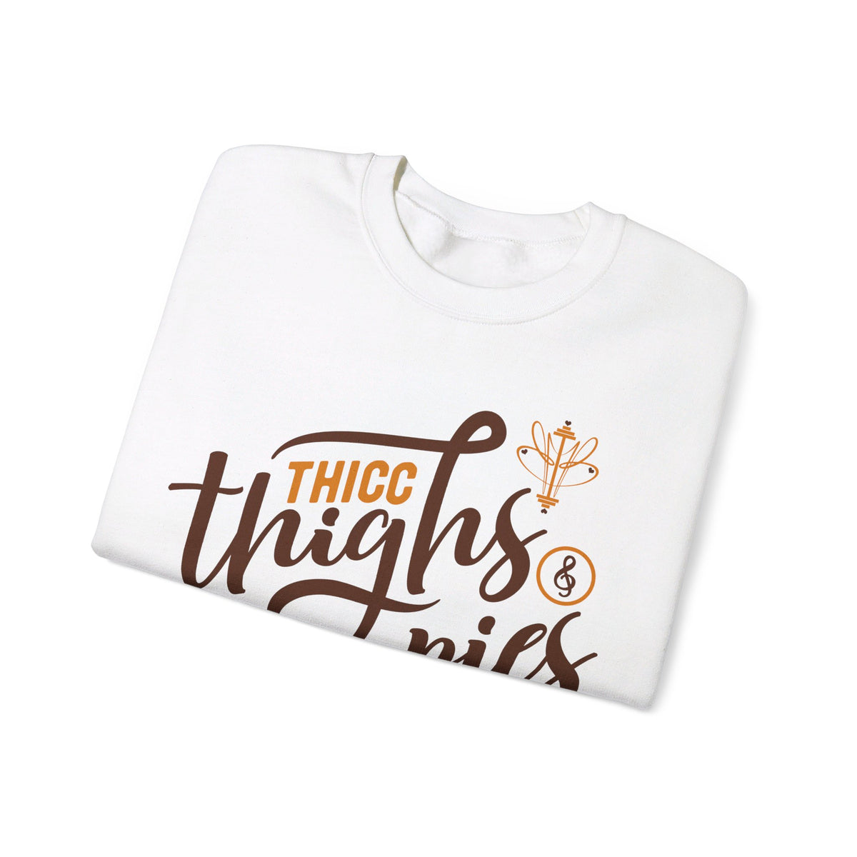Thicc Thighs & Pumpkin Pies Crewneck Sweatshirt